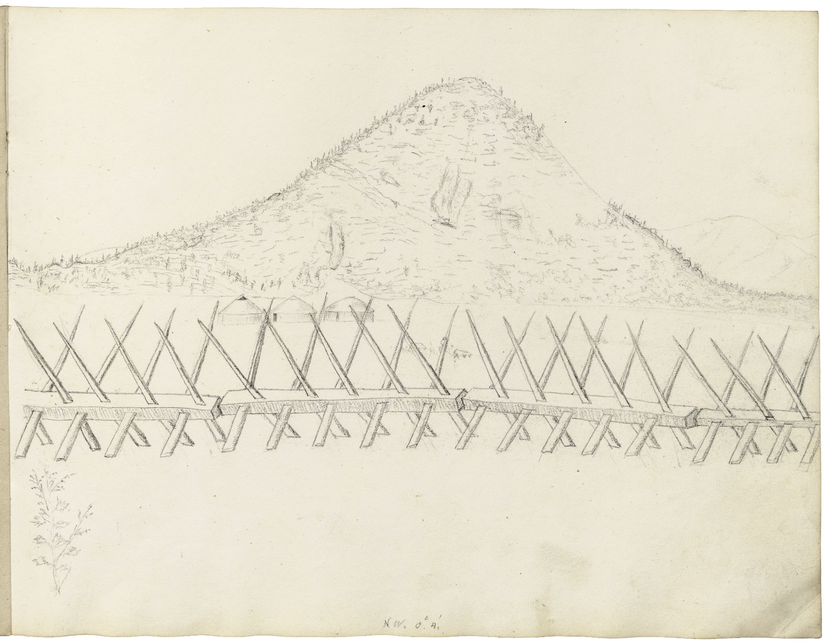 Spanische Reiter, Jurten und Hügel am Irtysch