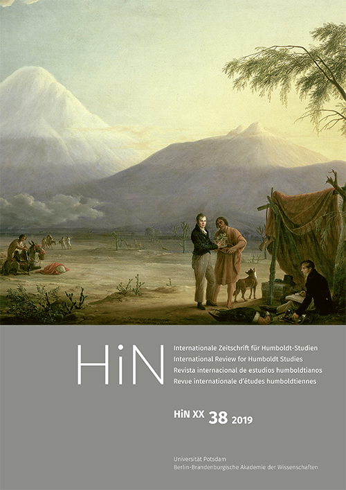 Cover von HiN XX, 38 (2019)